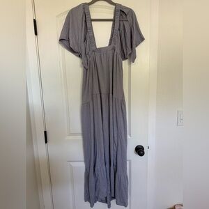 Free People La La Maxi Dress in Lilac (XS)